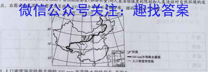 文博志鸿 2024年文博志鸿河南名校联考圈题卷&政治