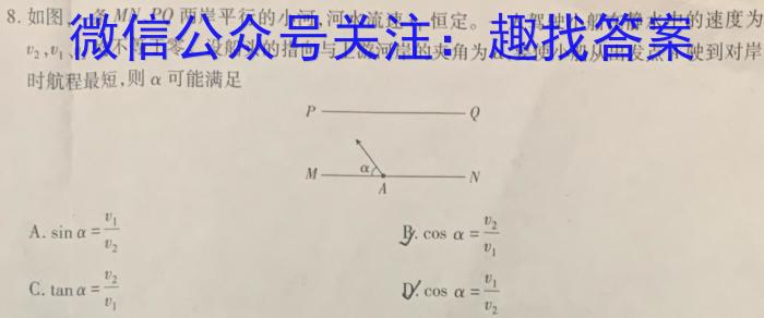 2024届天一大联考湖南省5月(24-25)考试(无标题)物理试题答案