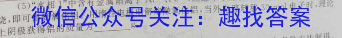 3青桐鸣 2025届普通高等学校招生全国统一考试 青桐鸣高二联考(12月)化学试题