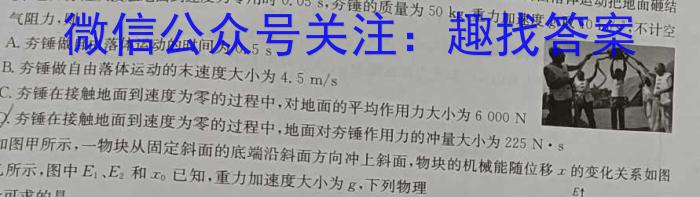 2024届陕西省初中学业水平考试模拟(八)试题物理试卷答案