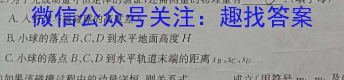 陕西省2024年七年级阶段诊断(空心❤)物理试题答案