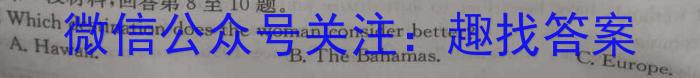湖南省2024届高三一起考大联考(模拟一)英语