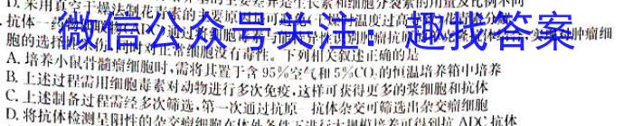 明思教育2024年河北省九地市初三模拟联考(二)数学