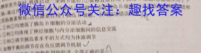 葫芦岛市普通高中2023-2024学年高二下学期期末考试生物学试题答案