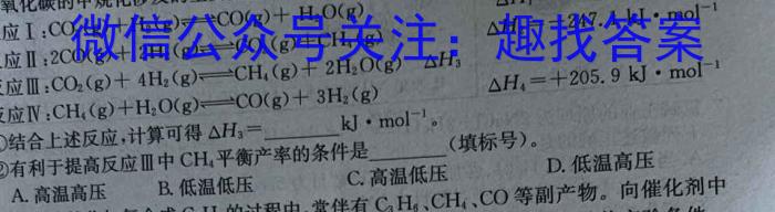 学林教育 2024年陕西省中考模拟自查试卷化学