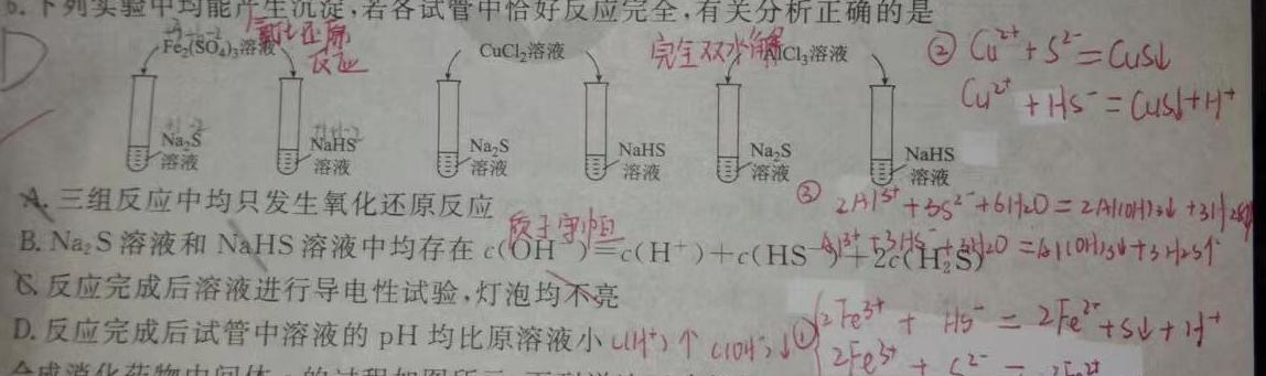 1中考必刷卷·2024年名校压轴卷一化学试卷答案