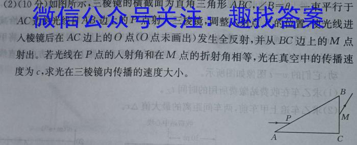 安徽省2023-2024学年度八年级第二学期阶段练习（期中）h物理