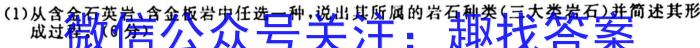 江淮名卷2024年安徽中考押题卷(三)地理试卷答案