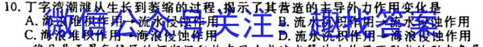 天一大联考 2023-2024学年安徽高一(下)期末质量检测地理试卷答案