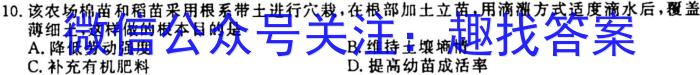 [今日更新]辽宁省名校联盟2023-2024学年高一上学期10月联合考试地理h