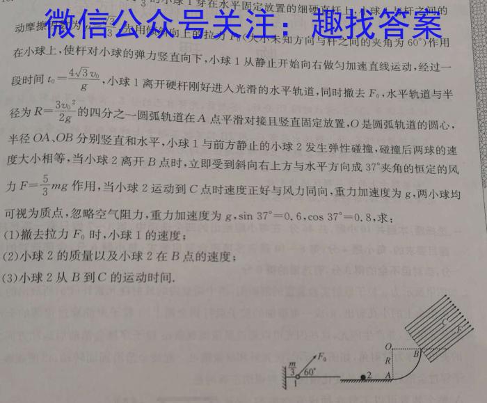 安徽省2023-2024学年度九年级第一学期第一次教学质量检测物理`