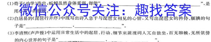 江西省2024届高三10月联考（10.30）语文