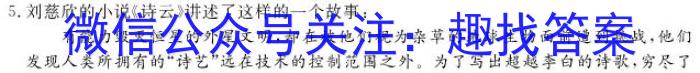 山西省2023-2024学年第一学期九年级教学质量检测（期中）/语文