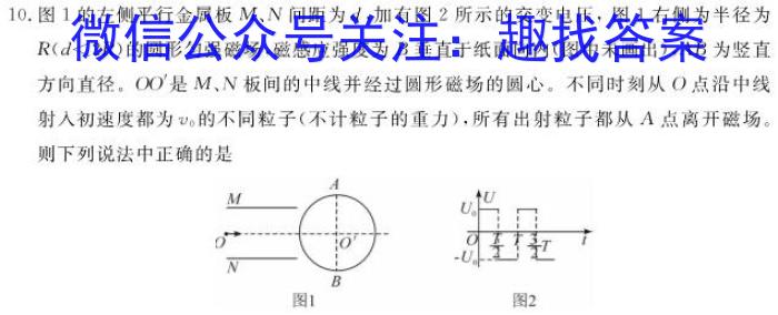 2023年秋季河南省高二期中考试联考(24-166B/24-157B/24-178B)q物理