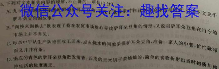 1号卷·A10联盟2025届高二上学期11月联考语文