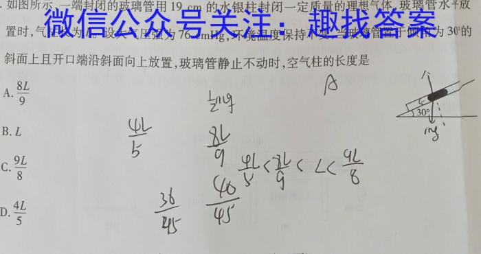 河北省2023-2024学年高二上学期期中考试(人形图标 HEB)f物理