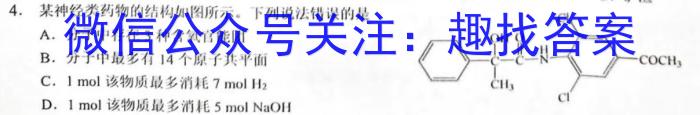 q江西省2024届九年级上学期第三阶段练习化学