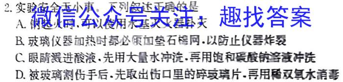 q广东省执信、深外、育才2024届高三联考(12月)化学