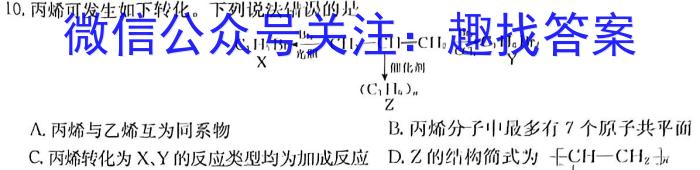 q河南省2023-2024学年度七年级上学期期中综合评估【2LR】化学