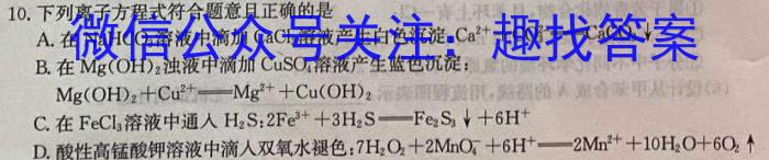 q江西省赣州市2023-2024学年第一学期七年级期中质量检测化学