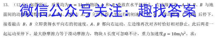 陕西省2023~2024学年度第一学期九年级阶段调研检测物理`