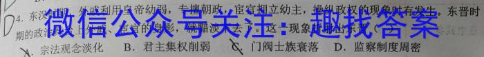 炎德英才 名校联考联合体2024届高三第三次联考(10月)政治s