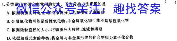 q江西省2023-2024学年度九年级上学期第三阶段练习化学