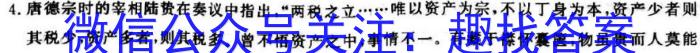 安徽省2023-2024学年度第一学期九年级作业辅导练习（二）历史试卷