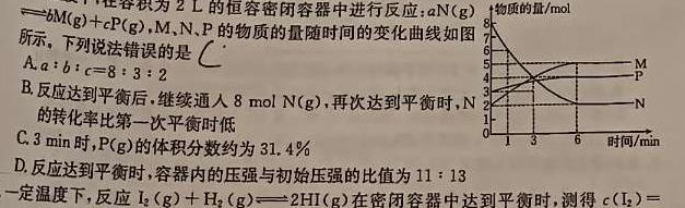 【热荐】2023-2024学年安徽省九年级教学质量检测（三）化学