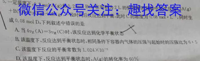 f陕西省2024届九年级上学期11月期中联考化学