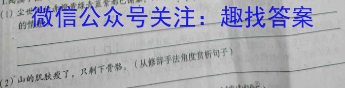 衡中同卷 2023-2024学年度高三一轮复习滚动卷新高考版(三)/语文