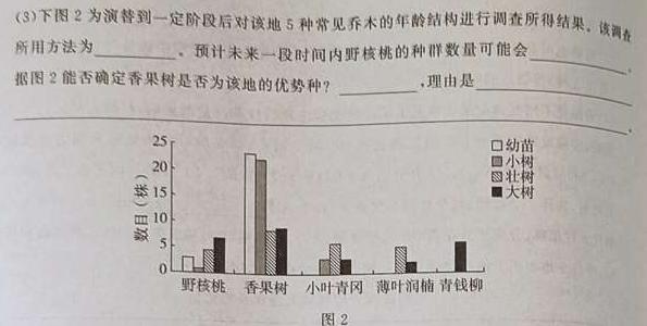 九师联盟2024届高三11月质量检测（新教材-L）生物学部分