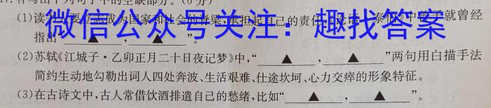 [今日更新]邢台一中2023-2024学年高三年级第一学期第二次月考语文