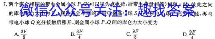 2023-2024河南省高三一轮复习阶段性检测(四)(24-97C)物理`