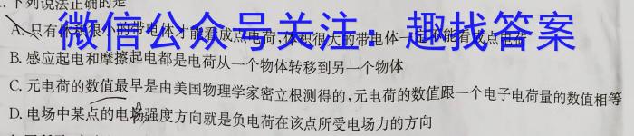 山西省2023-2024学年度九年级第一学期阶段性练习（二）物理`