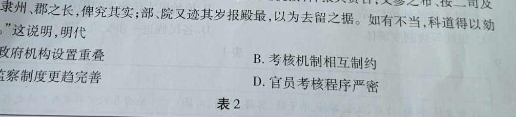 山西省2023-2024第一学期期中检测八年级试题（卷）政治s