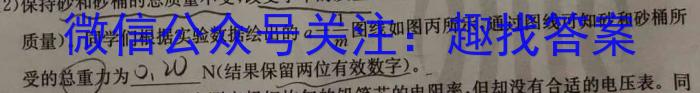 陕西省2023~2024学年度九年级期中教学素养测评(二) 2L R-SXq物理