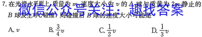 ［内蒙古大联考］内蒙古2024届高三年级上学期10月联考q物理