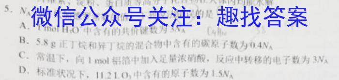 j江西省2026届七年级《学业测评》分段训练（二）化学