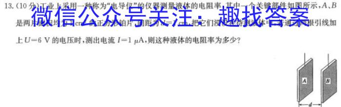 石家庄市2024届普通高中学校毕业年级教学质量摸底检测（11月）q物理