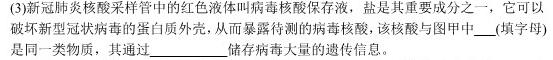 陕西省2023~2024学年度安康市高三年级第一次质量联考(三个黑三角)生物