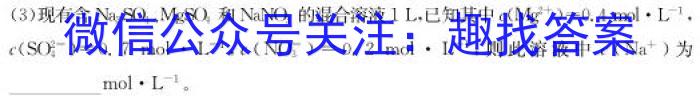 3江西省2024届九年级初中目标考点测评（十五）化学