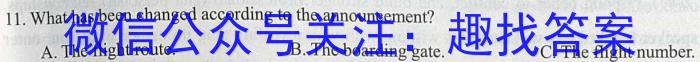 安徽省2023-2024学年度八年级上学期阶段性练习（二）英语