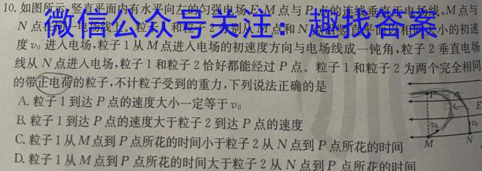 重庆市康德2024年普通高等学校招生全国统一考试11月调研测试卷q物理