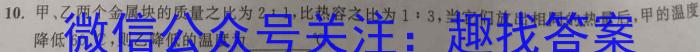 山西省2023-2024学年第一学期九年级教学质量检测（期中）q物理