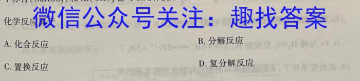 q安徽省合肥市某校2023-2024学年度九年级第一学期期中考试化学