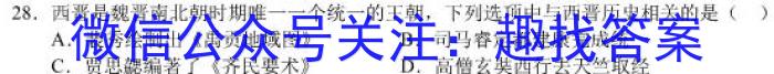 炎德英才大联考长沙市一中2024届高三月考试卷（四）历史