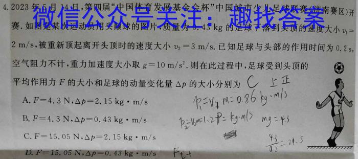 保定市2023年高三摸底考试(10月)物理`