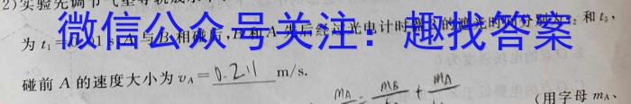 九师联盟 2024届高三11月质量检测(新教材-L)l物理