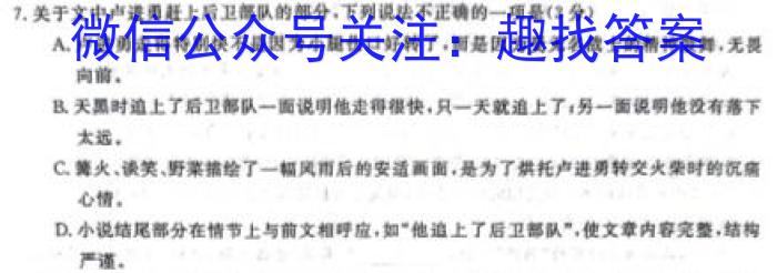 湖南省湘东2024届11月高三联考语文